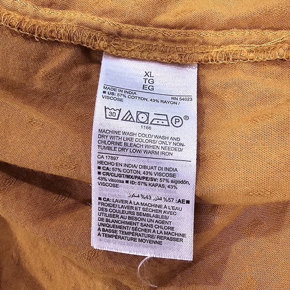 Old Navy Yellow/Gold Maxi Dress XL - Picture 4 of 4